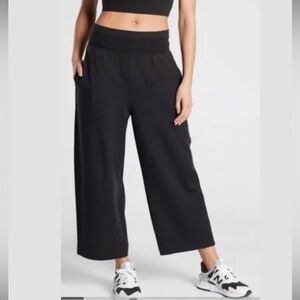 Athleta Black Wide-Leg Pants